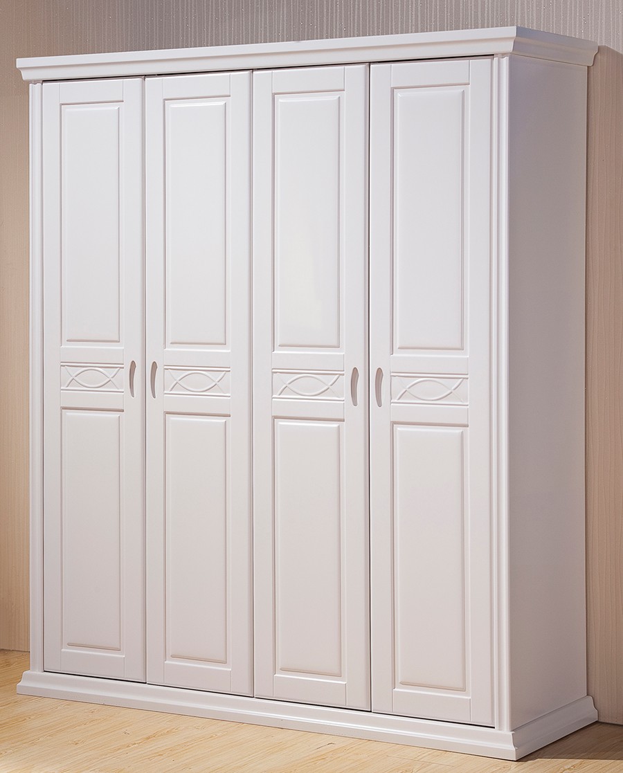 シンプルな木製の寝室の家具白ダブルベッドデザイン3102仕入れ・メーカー・工場