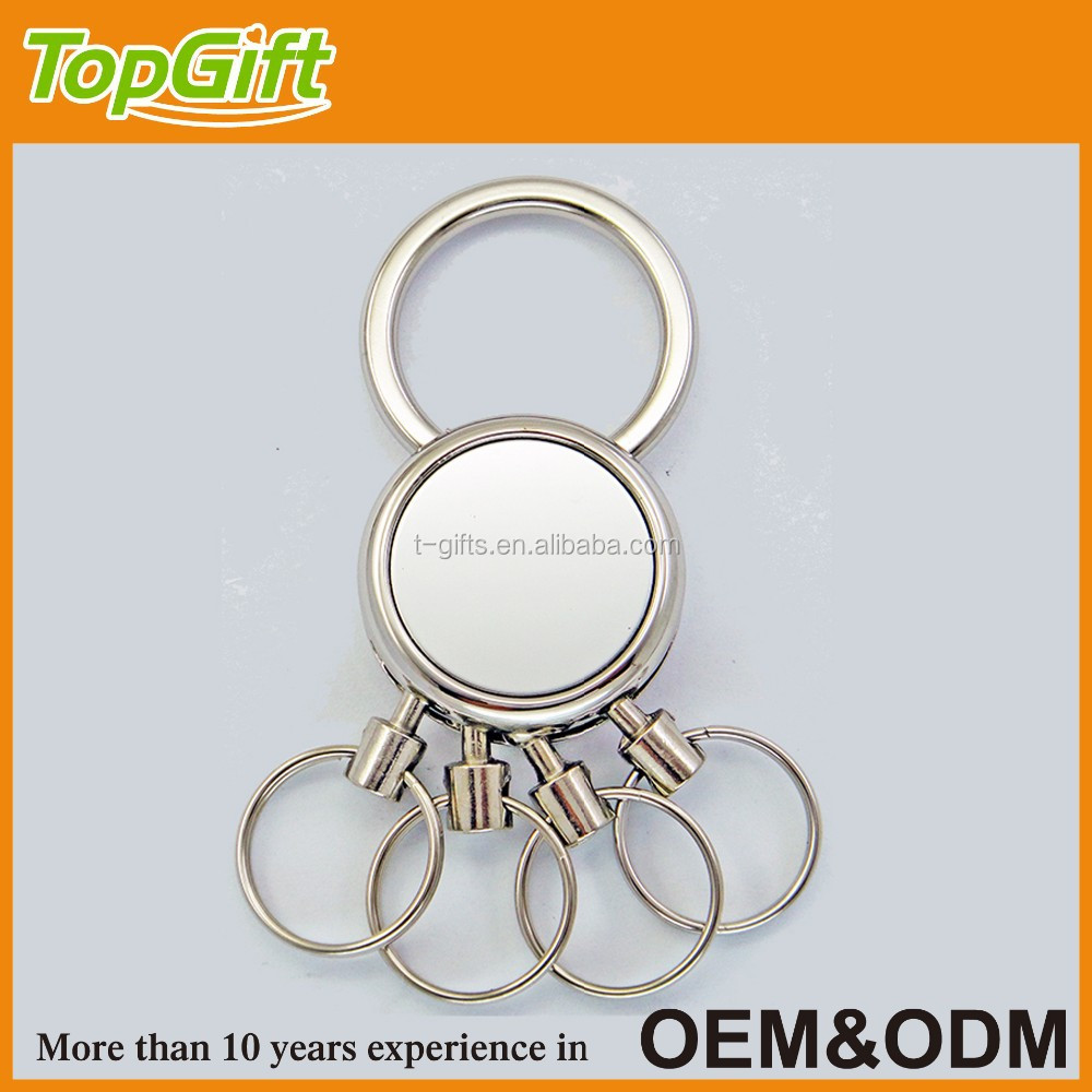 multiple ring keychain for promotioal gift