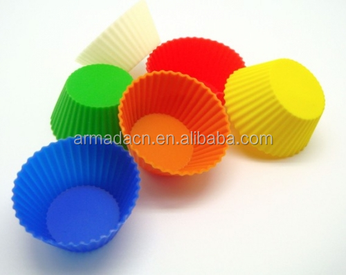 Multi-function Eco-friendly Round shape silicone cake decorating molds