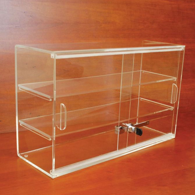 Desktop Acrylic Display Case With Lock /locking Acrylic Display Case