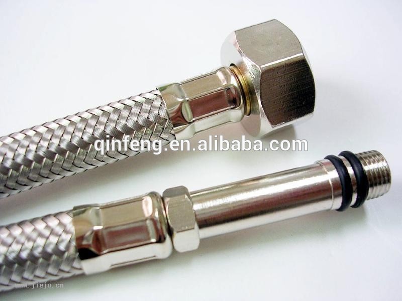 Double Head Stainless Steel Braided Hose,S.s Sink Flexible Hose