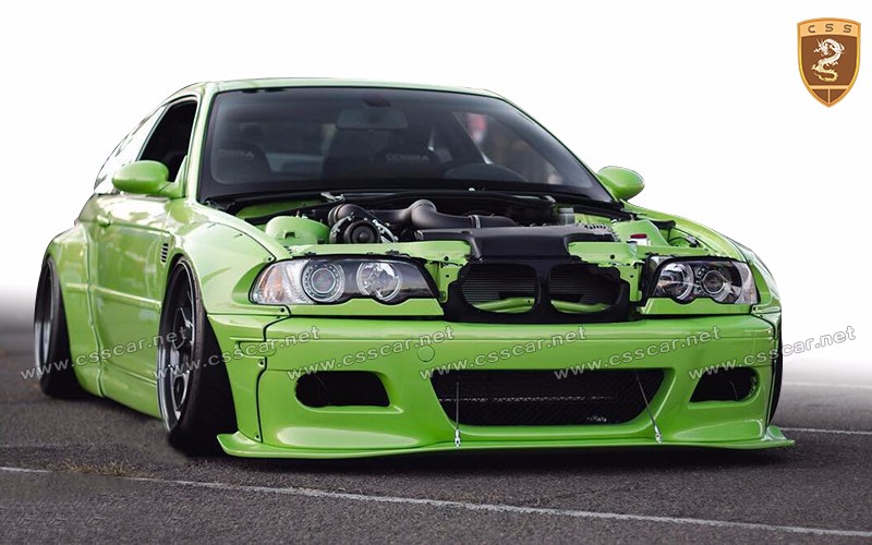 Wide Body Kit For Bmw E36 E46 3 Series R Bunny Restyling Body Kit Sell