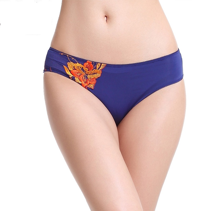 Well Designed Sexy Women Silk Underwear Panties With Factor