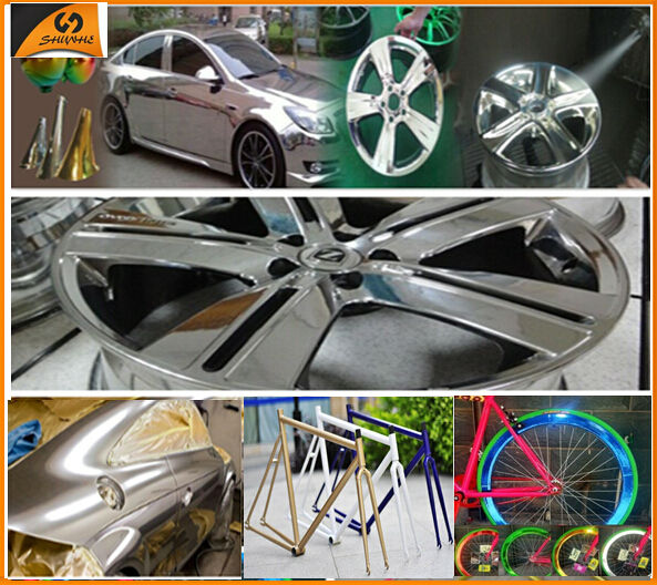 2014 hot chrome paiting machineclear plastic lollipop sticks double nozzle spray gun