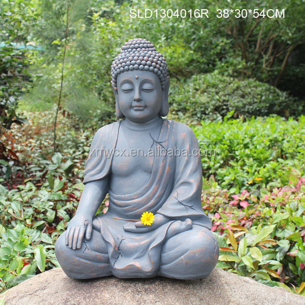 resin garden buddha