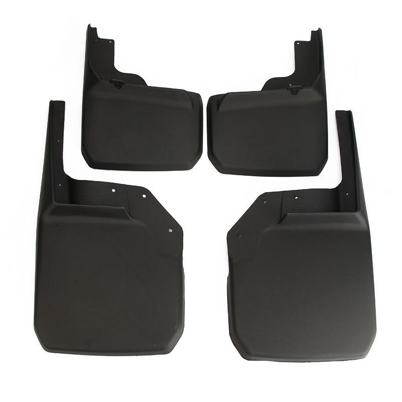 Black 4 Piece Splash Guard Kit For Jeep Wrangler Jk 20072015 Buy