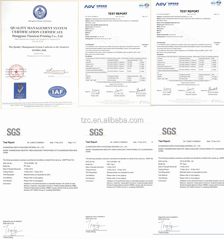 company certifications
