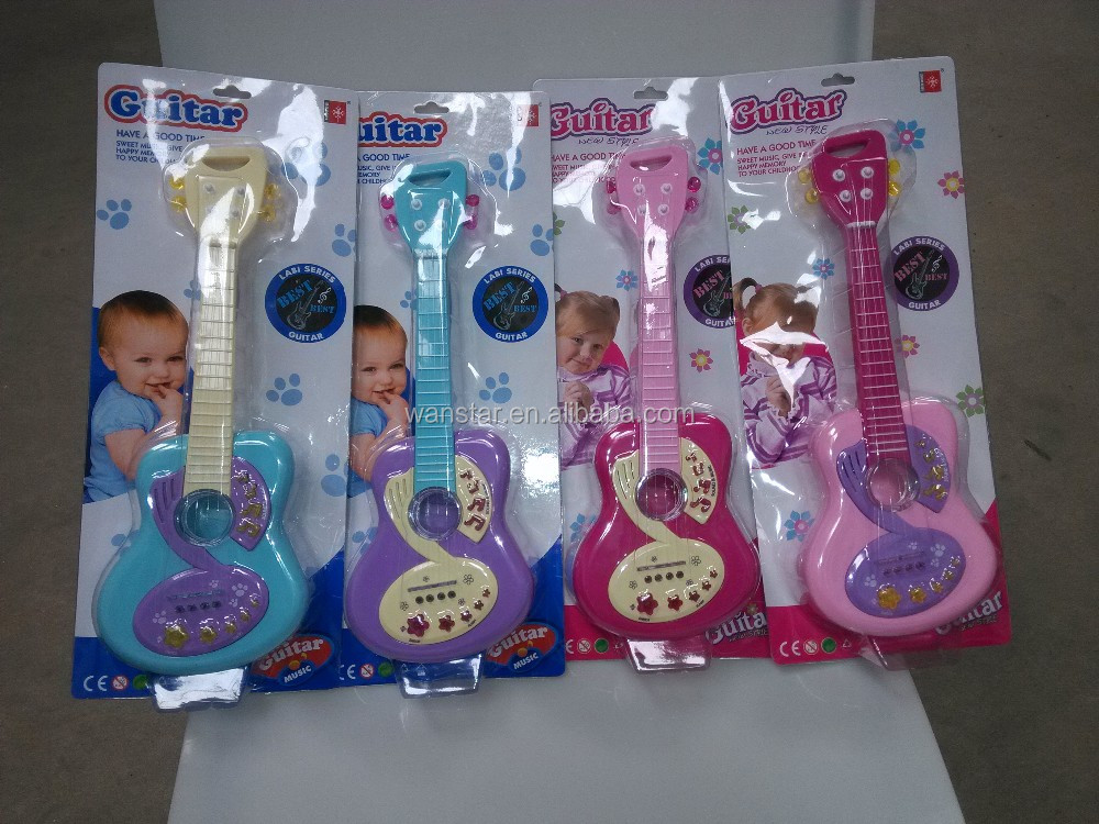 楽器ギターおもちゃ、 プラスチック製のギターのための光と音楽との子供のおもちゃ。 素敵な子供のためのギターのおもちゃ。仕入れ・メーカー・工場