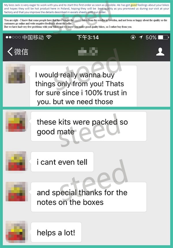 customers' feedback 