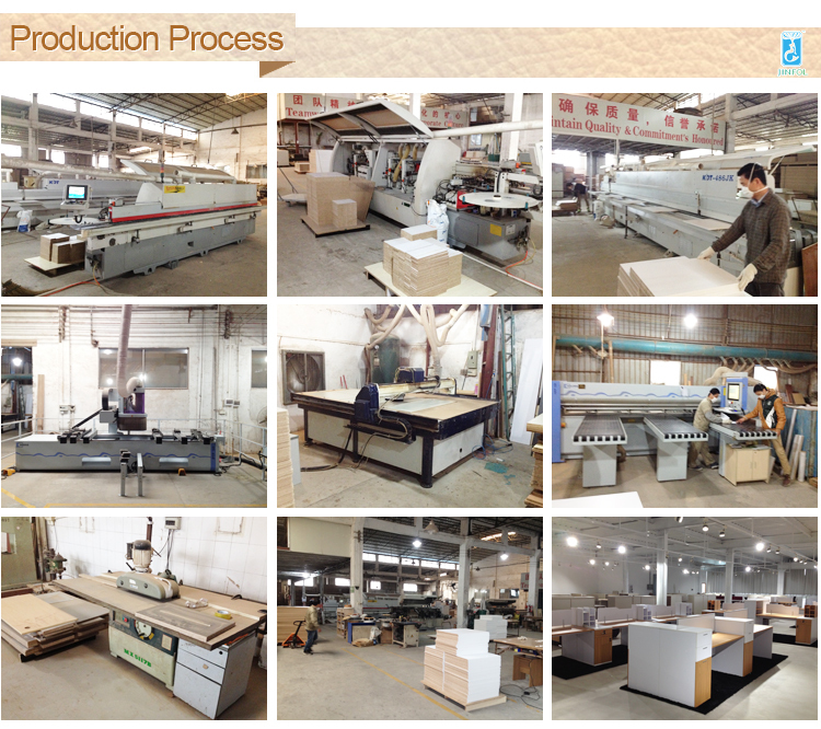 高品質でモダンなデザインの白い木製テーブル事務局仕入れ・メーカー・工場