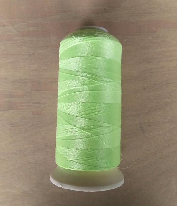 Glow in the dark yarn for embroidery