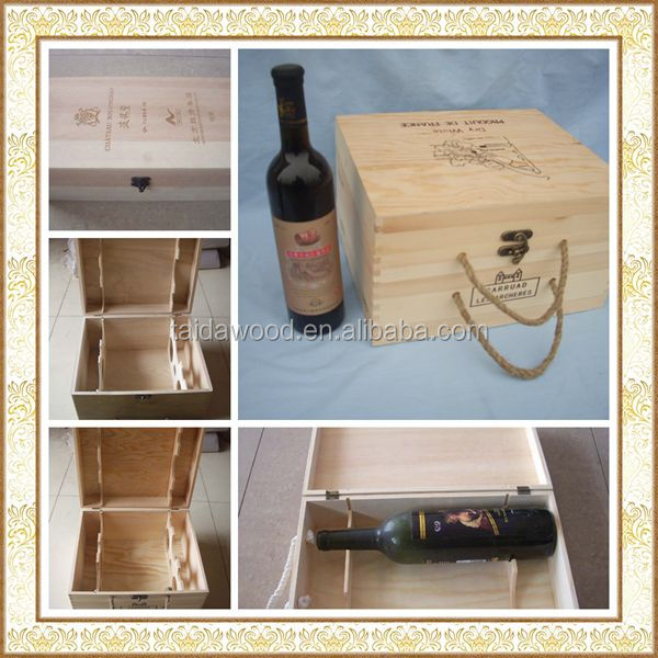 Wholesale wooden wine boxes for sale