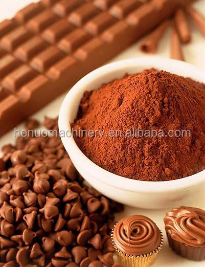 Automatic cocoa powder packing machine for standup zipper pouch
