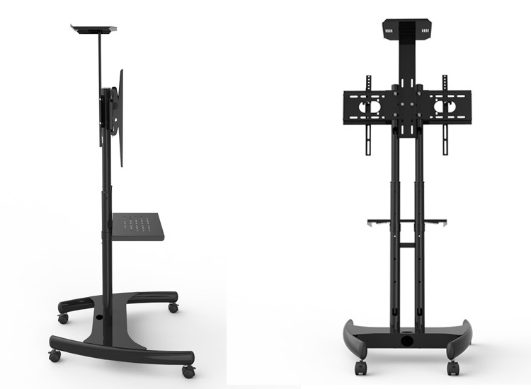 360 Swivel New Design Tv Movable Stand Floor Stand With Wheel Mount