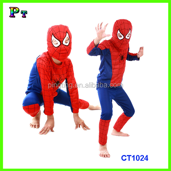 熱い販売の子供のためのスパイダーマン衣装コスプレ仕入れ・メーカー・工場