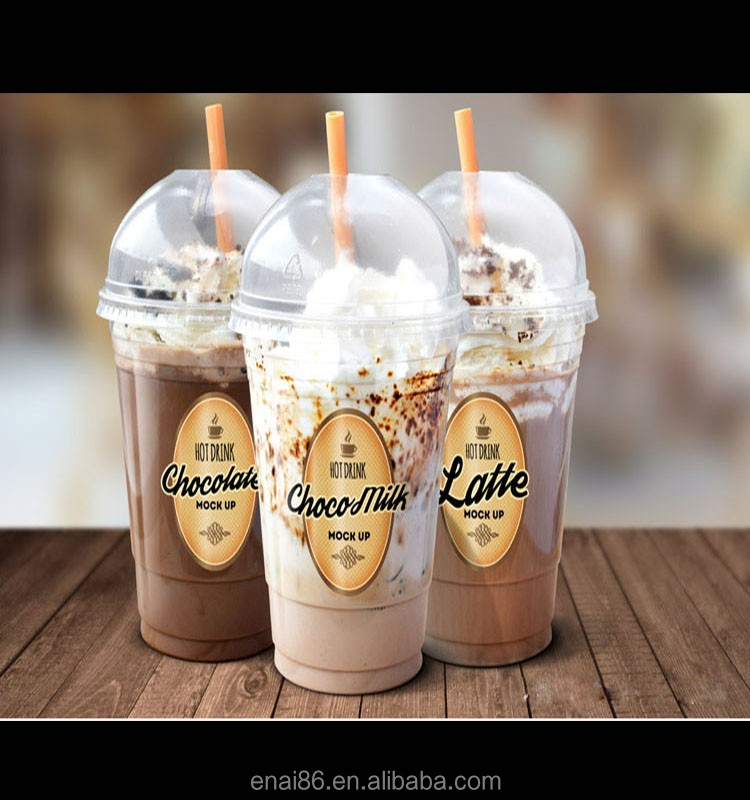プリントコーヒーロゴプラスチックペットカップ/平野プラスチック材料ペットカップでコーヒーロゴ印刷仕入れ・メーカー・工場