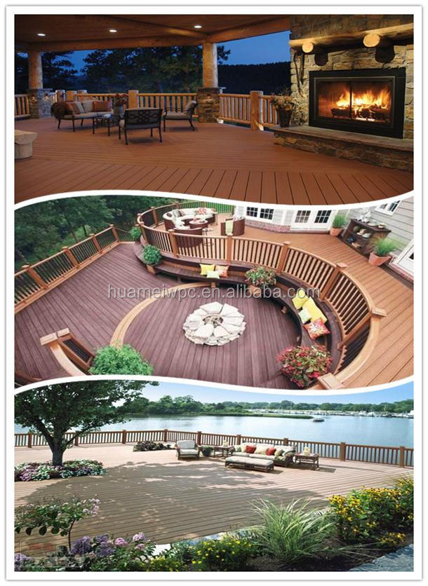 WPC Decking Floor With Composite Material