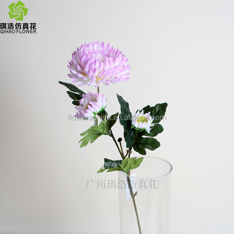装飾的な花の人工菊の花仕入れ・メーカー・工場