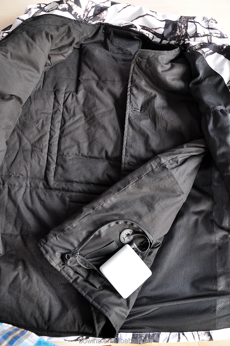卸売バッテリー電気加熱ブレーズヨーロッパの狩猟3d迷彩服のジャケットパンツ問屋・仕入れ・卸・卸売り