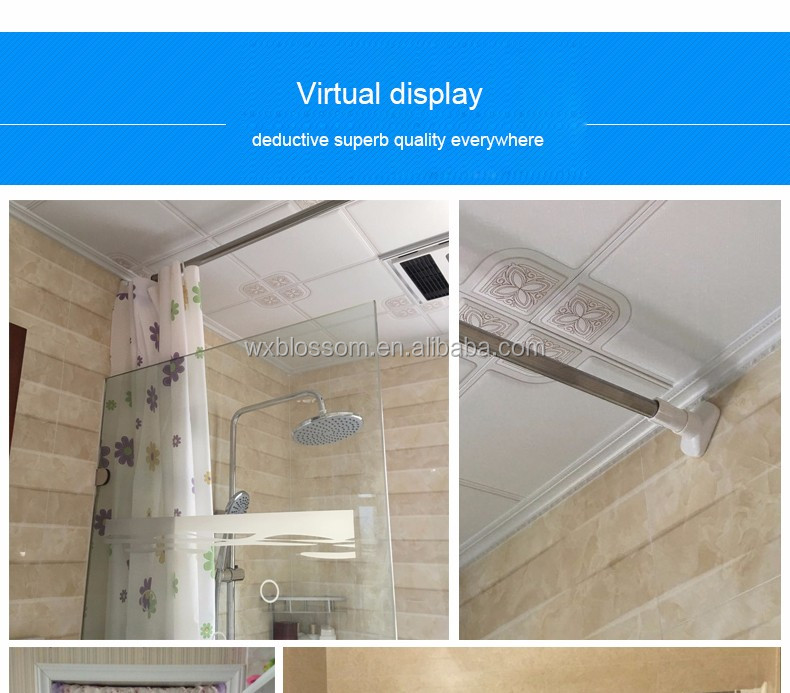 Custom Made Plastic Shower Curtain Rod Covers Buy Rod Covers,Shower