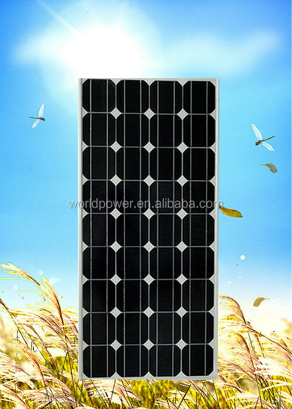 当たり最高の価格ワットの単結晶シリコン太陽電池パネル12v5w30w40w60w100w仕入れ・メーカー・工場