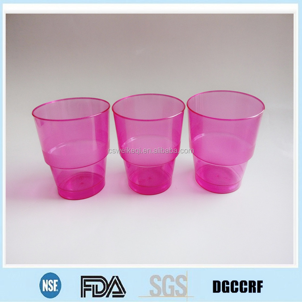 透明なプラスチックのコップ使い捨て/cyrstalplasitcカップ/ppカップ蓋つき問屋・仕入れ・卸・卸売り