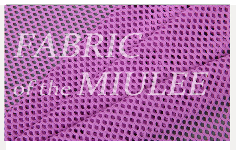 紹興繊維2015miulee紫カラーのナイロンスパンデックスポリアミドメッシュストレッチネット生地仕入れ・メーカー・工場
