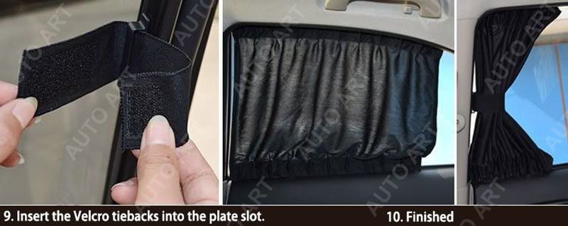 ラグジュアリー50*39cm抗- 紫外線サンシールド車の窓のカーテンメッシュ布問屋・仕入れ・卸・卸売り