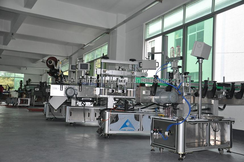 Front and back and neck labeling machine