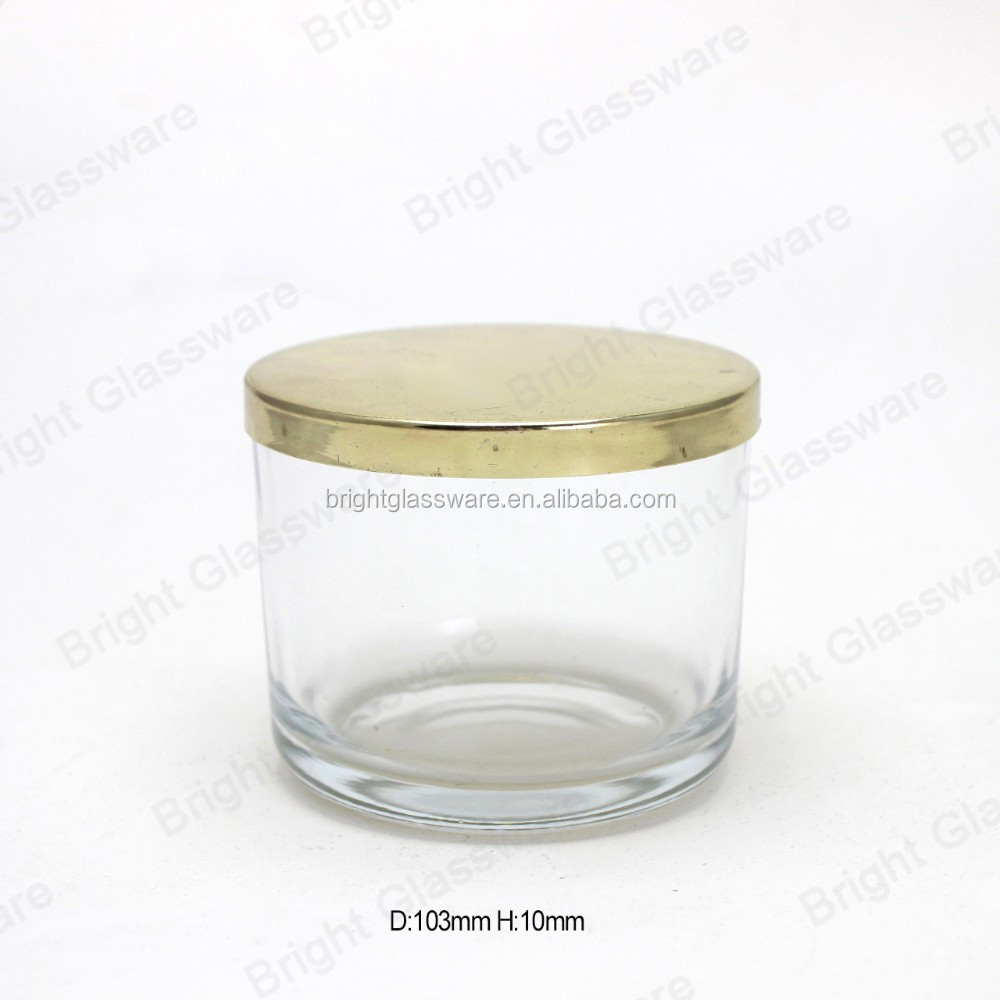 China Supplier 103mm Brushed Metal Candle Jar Lid,Polished Aluminum