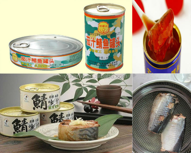 425g EU Certificate Canned Mackerel In Brine