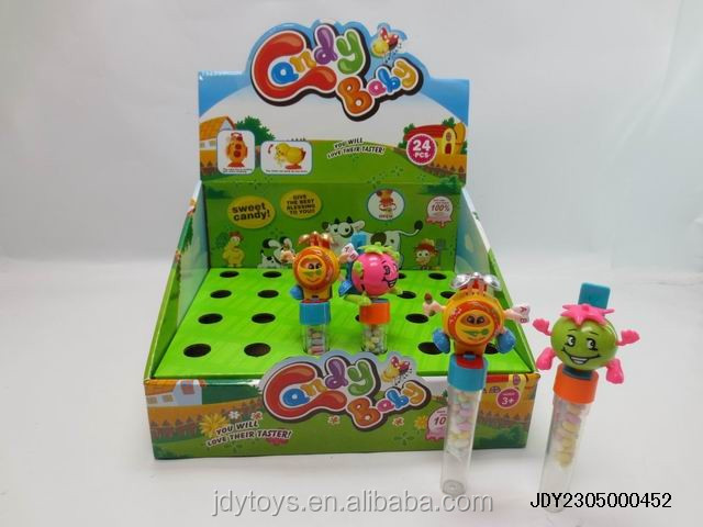 Hot Sale Plastic W/D Sun, Moon , Stars Candy Toy,Promotional candy bar children sugar Candy Toy,Cantoon Candy Toy