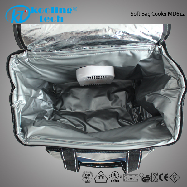 Travel Frozen Food Four Wheels Pull Rod Expansion Cooler Bag 612