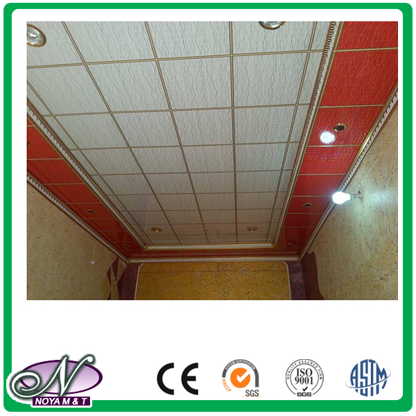 Lightweight beautiful Top quality 3d printing aluminum foil custom size removable ceiling panel