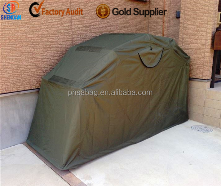 300d Oxford Foldable Motor Bike Cover Motorcycle Garage Shelter