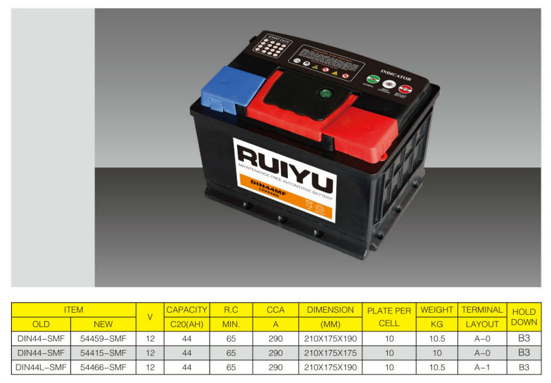 Maintenance Free Battery / Lead Acid Battery / Car Battery 12v65ah ...