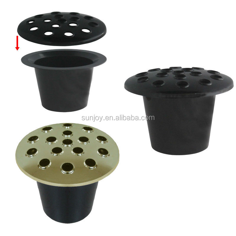 Black Gold Lids Plastic Grave Vase Insert Buy Grave Vase Plastic