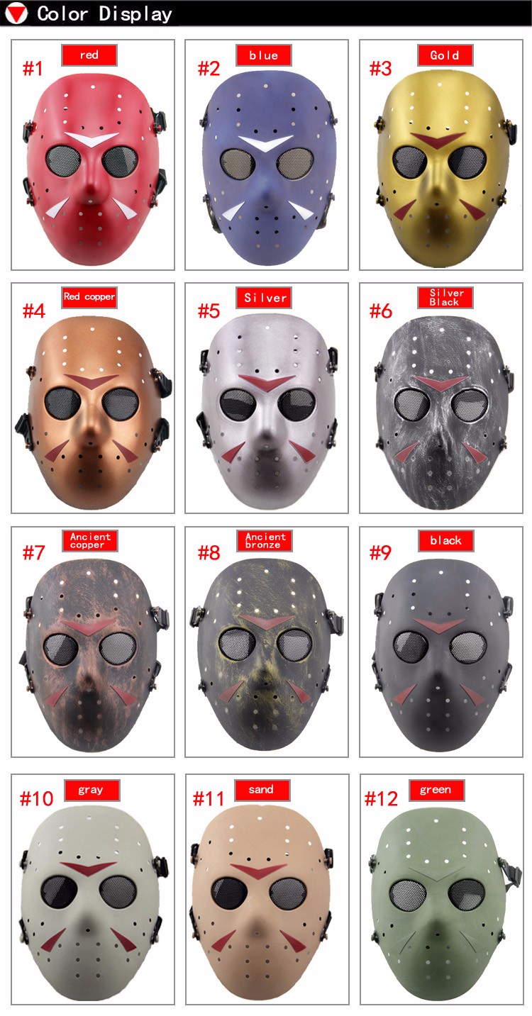 Airsoft Paintball Military Tactical Halloween Hocky Jason Voorhees Mask