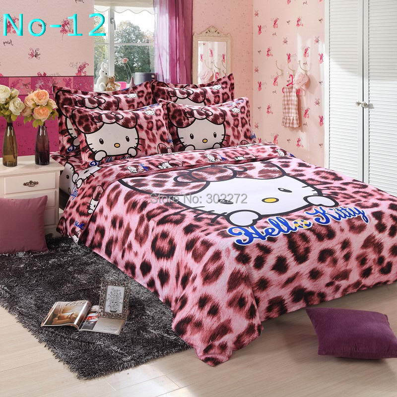 Home Textiles Bedclothes Heart Shaped Hello Kitty Child Bedding