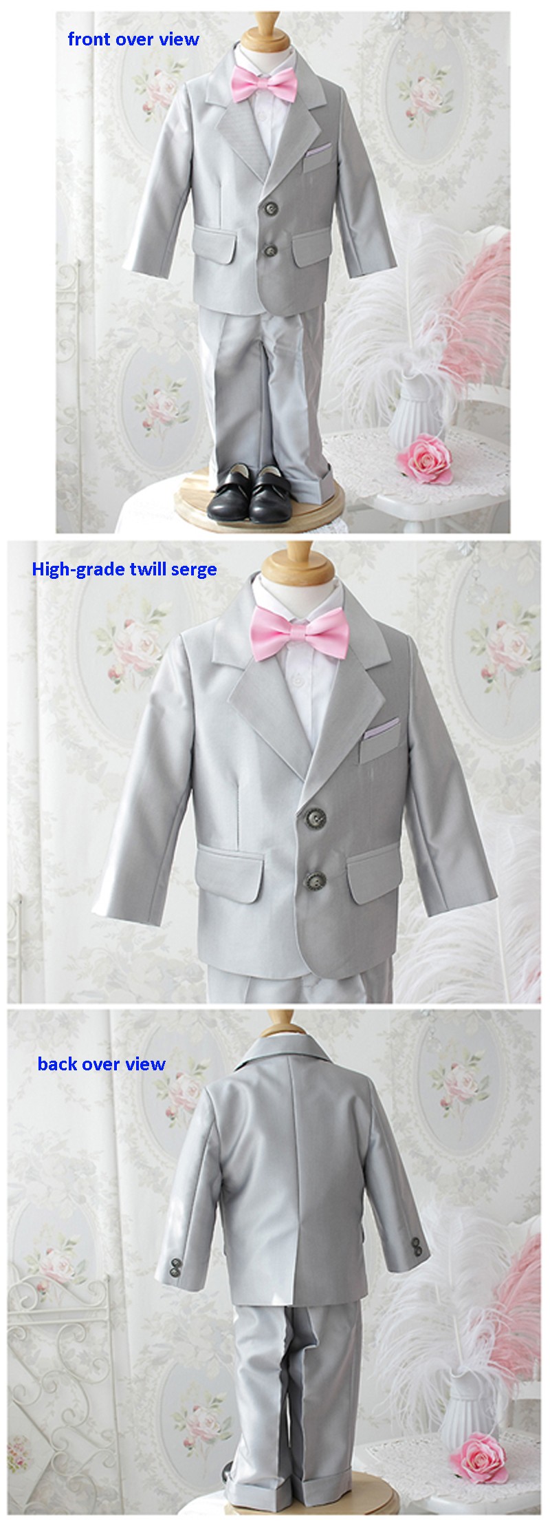 最新の秋2016花の子供の子供の新郎の結婚式のスーツ仕入れ・メーカー・工場