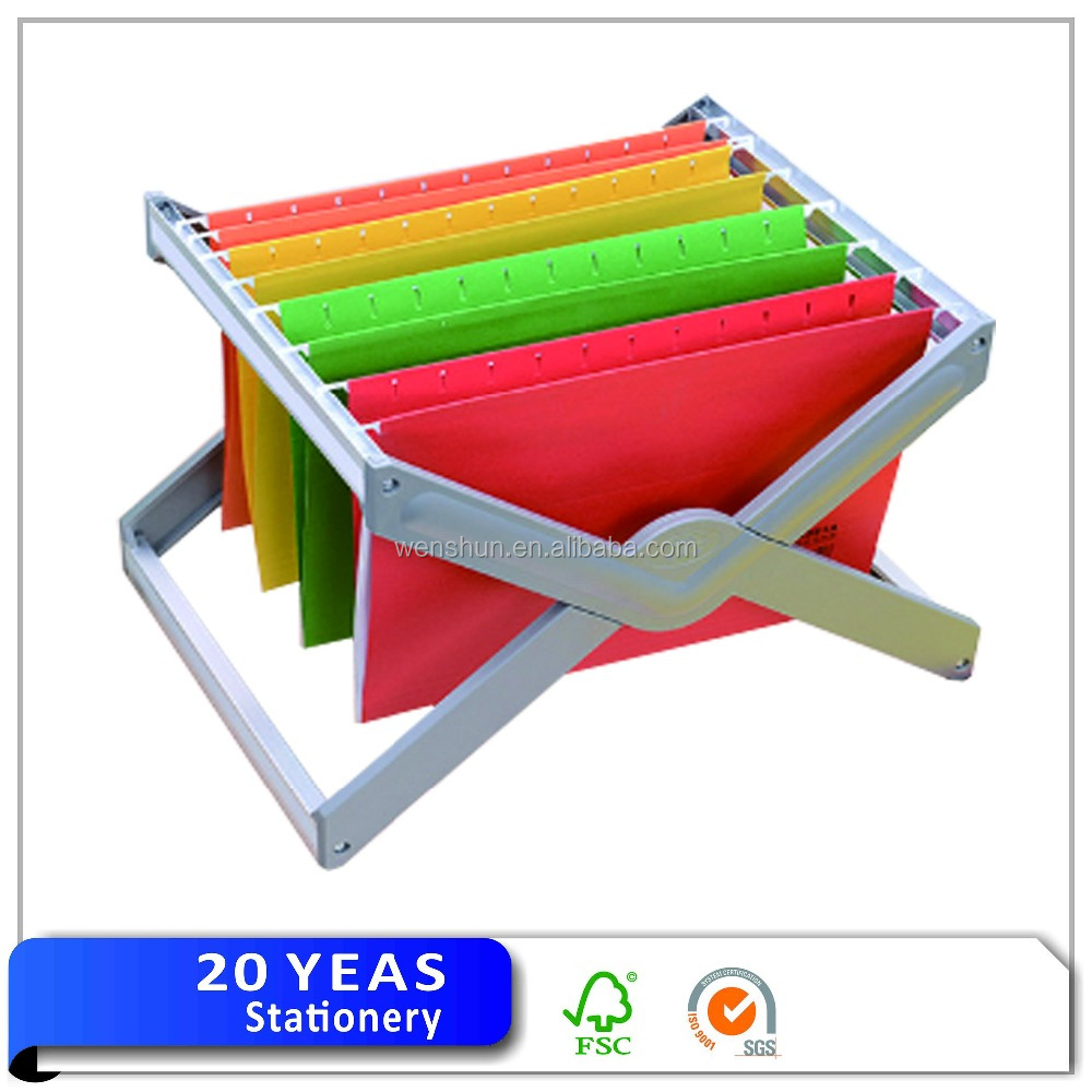 Manufacturer office metal filling rack paper hanging file folder clips