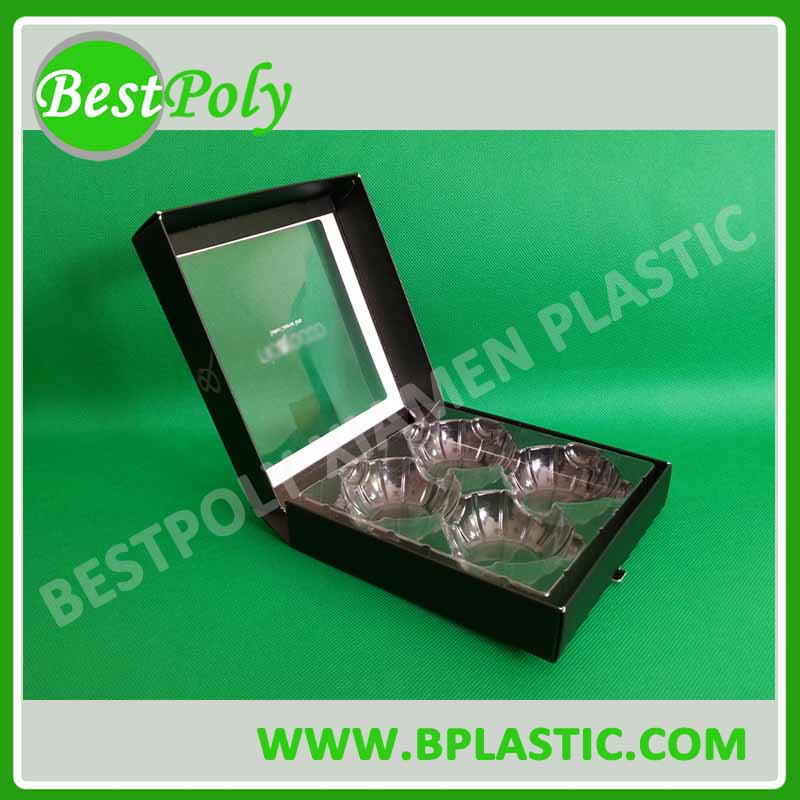 Paper Packaging Box for Macarons, Egg Tart, Chocolates, Paper Window Box, Paper Drawer Box