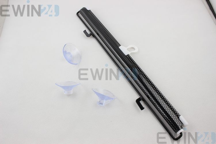 Universal Black Former Block Retractable Car Auto Curtain Window Roller Sun Shade Protector 4060cm (9)