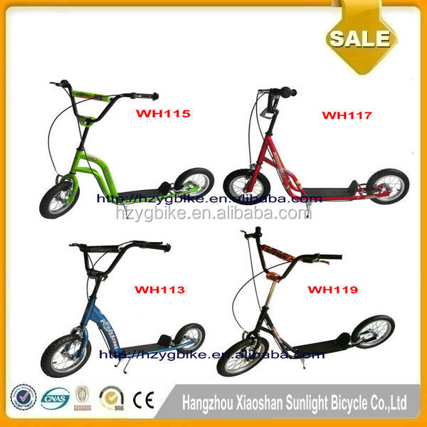 上部売りen71おかしい子供bmxスクーター空気ホイールプッシュスクーター問屋・仕入れ・卸・卸売り