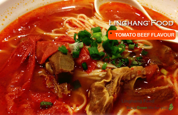 2014 Newest Tomato Beef Instant Noodles