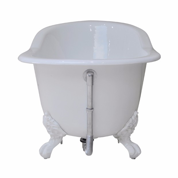 hot sale commen cheap portable soaking  tubs four legs small cast iron bathtubs