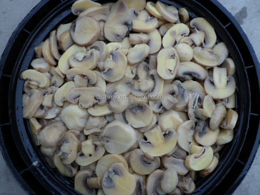 canned whole button mushroom in bag and plastic 50kg drum
