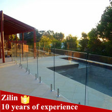 High quality free design glass pool fence for swimming pool