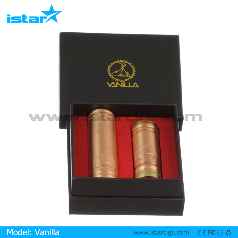 best selling new product copper e-cigarette mechanical mod vanilla mod