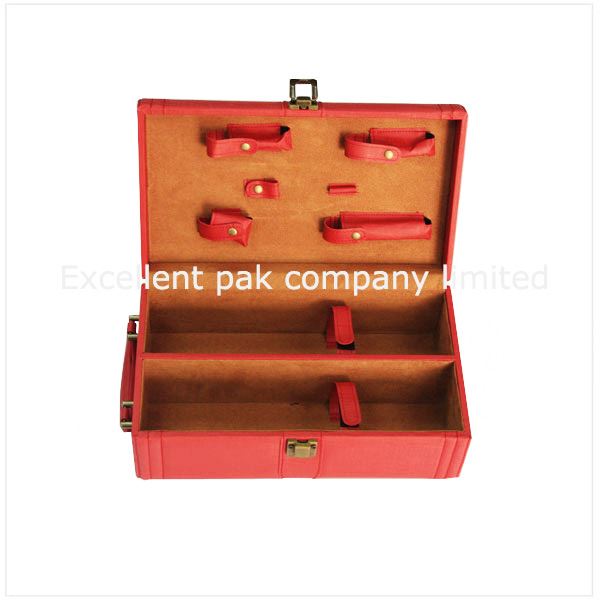 Fashion Luxury Fancy Paper Red Wine Box